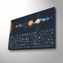 Wallity Lienzo Decorativo Iluminado con LEDs NASA-010 Multicolor